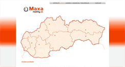 Desktop Screenshot of maxareality.sk